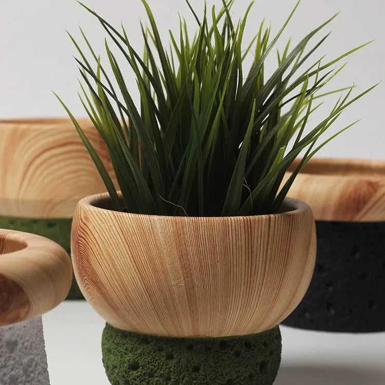 Minimalist Nordic Non-Ceramic Desktop Planters