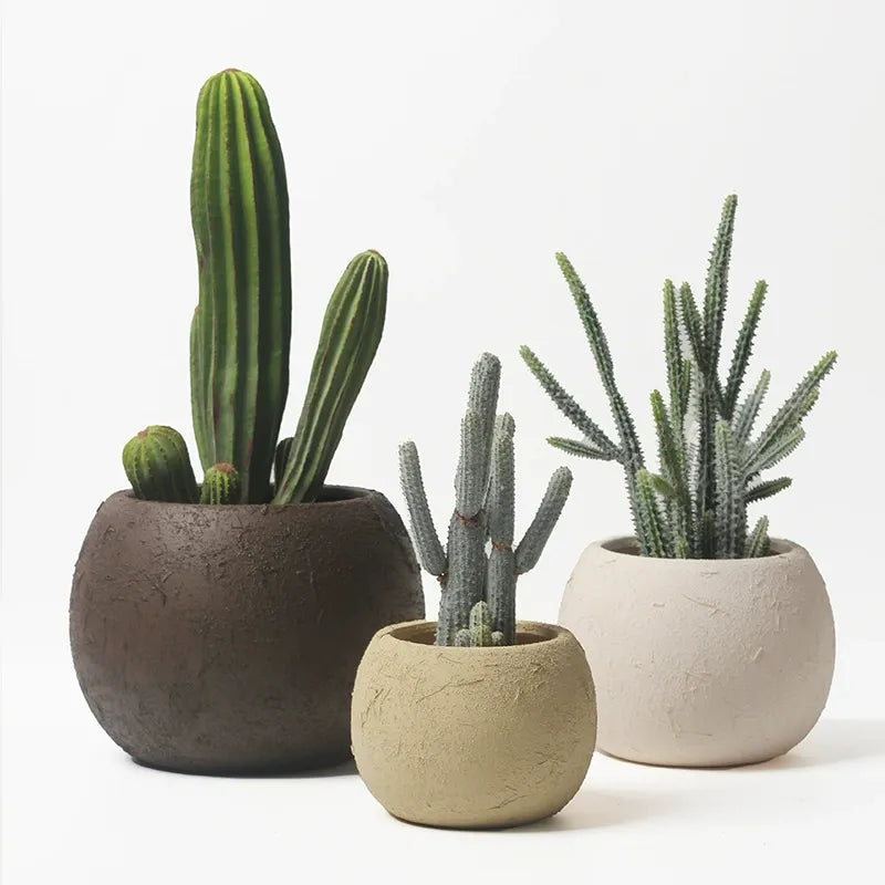 Nordic Cream Ceramic Planter (18cm)