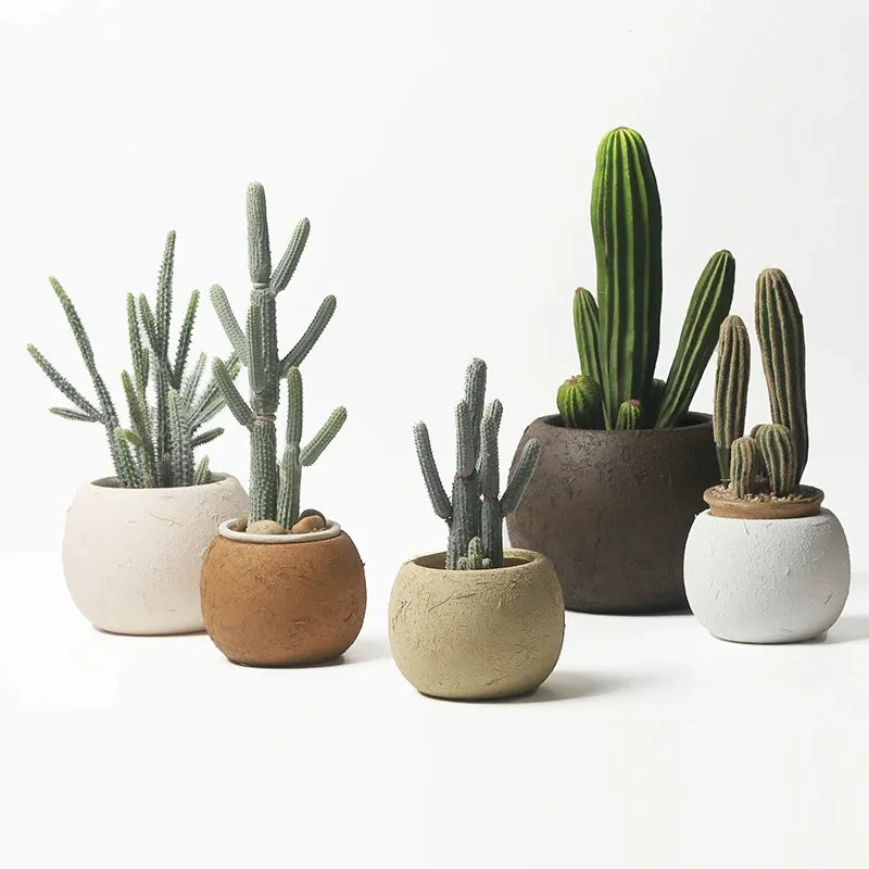 Nordic Cream Ceramic Planter (18cm)
